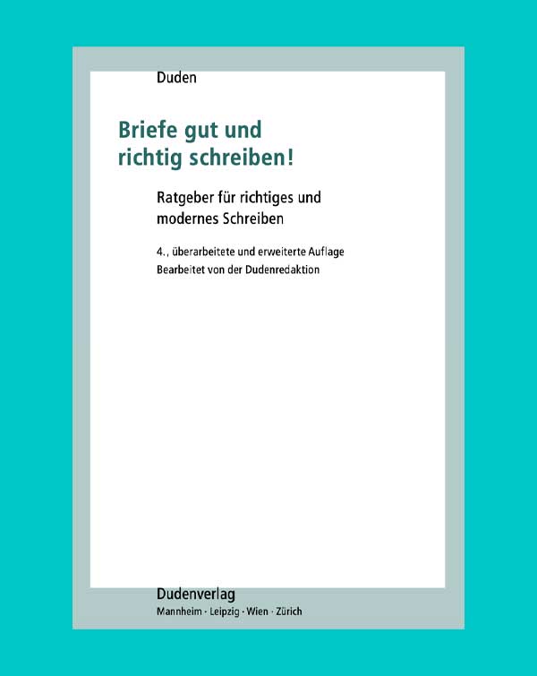 دانلود کتاب Duden: Briefe gut und richtig schreiben